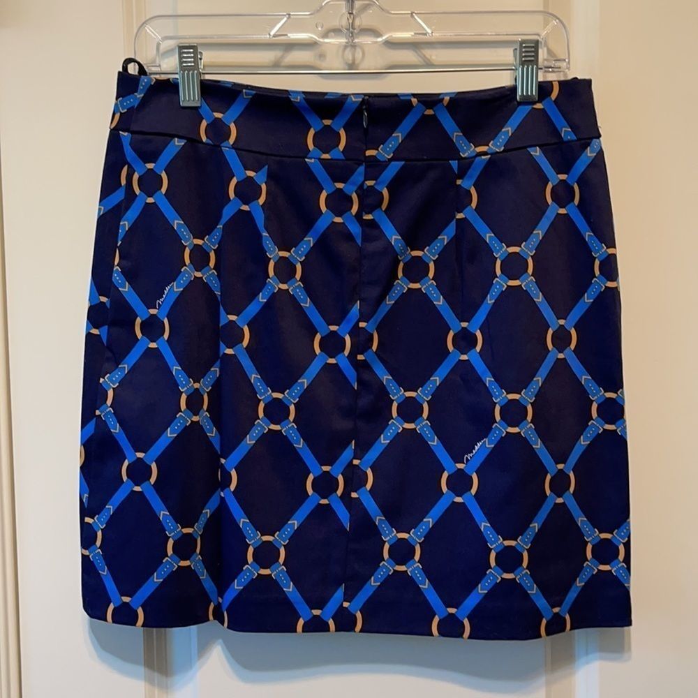 Melly M Skirt Mini B Green / Royal Blue - Picture 6 of 11